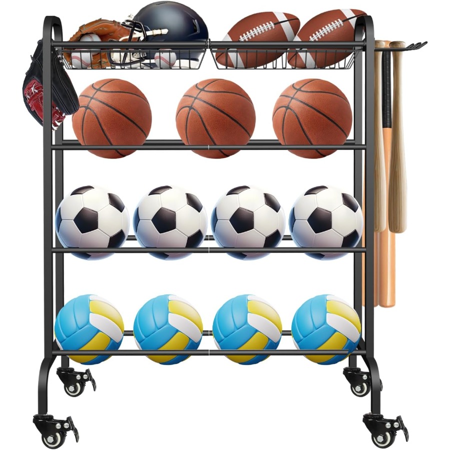 Sports Equipment Basketball - Basketball Racks Holder for Balls with