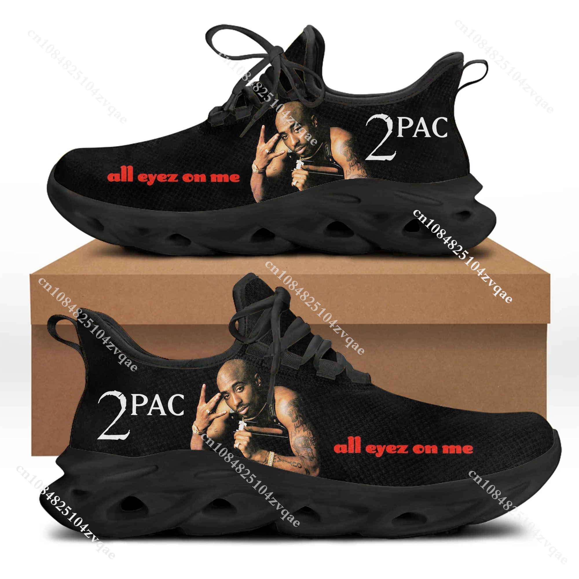 Sports Equipment For Running - Tupac Rapper 2Pac Flats Sneakers Hip