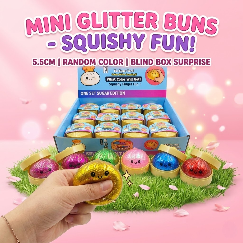Bocce Ball Set - Mystery Dumpling Squishy Blind Box: Random