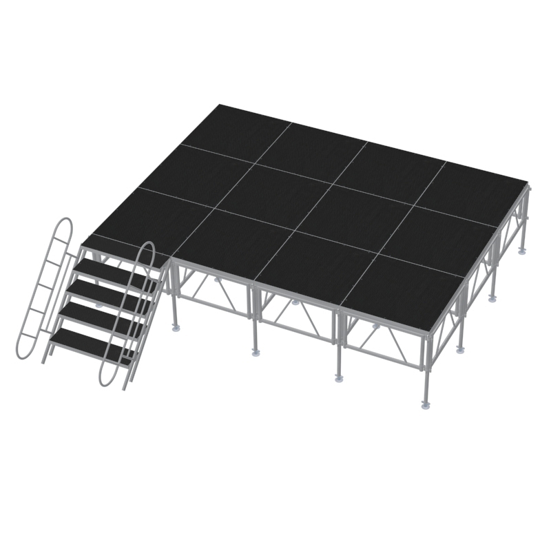 Aluminum Stage Platform with A - Gymnastics Beam Floor avis et prix