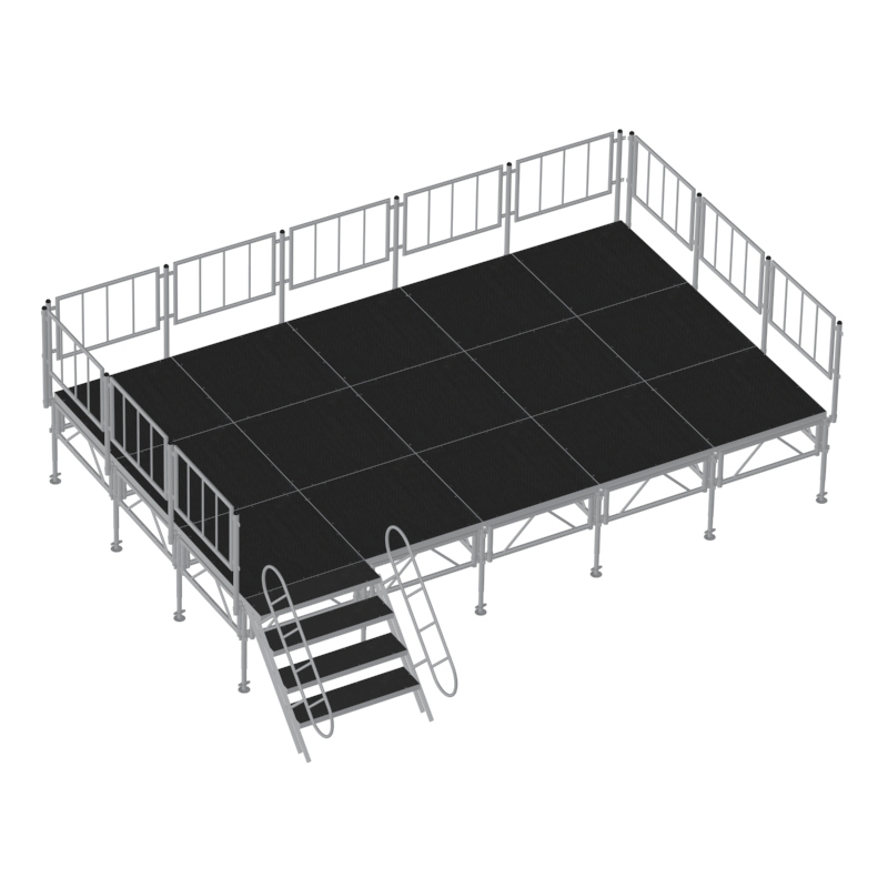Aluminum Stage Platform with A - Gymnastics Beam Floor avis et prix
