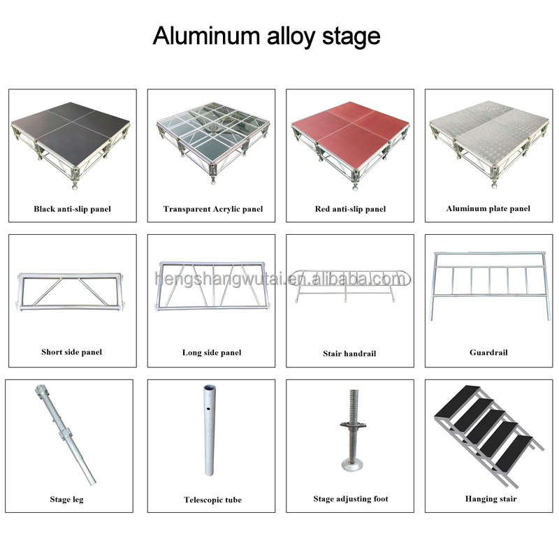 Aluminum Stage Platform with A - Gymnastics Beam Floor avis et prix