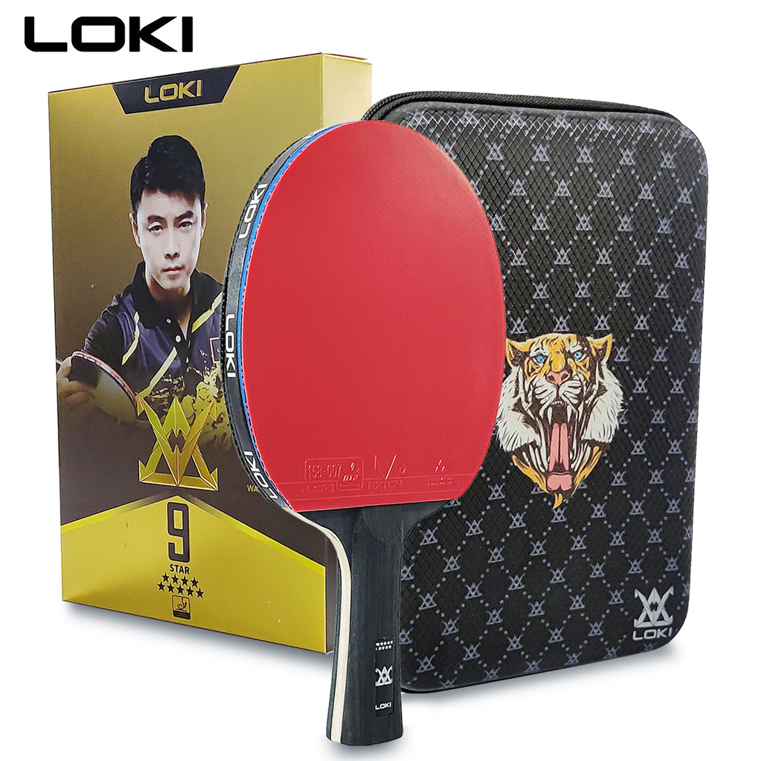 LOKI 9 Star Table Tennis Racke - Badminton Racket Carbon avis et prix
