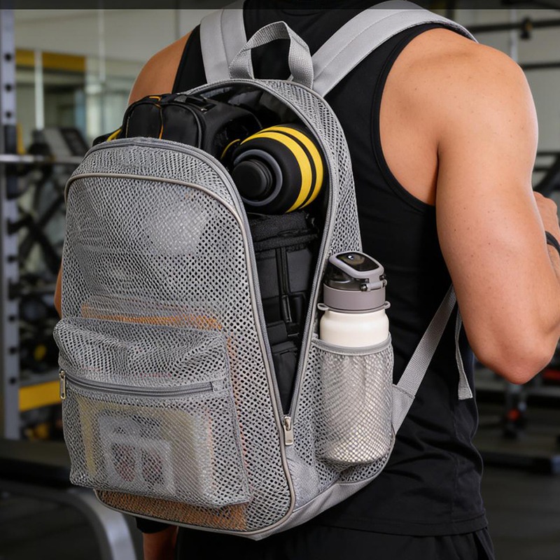 Breathable Mesh Backpack Light - Sports Equipment Bag avis et prix