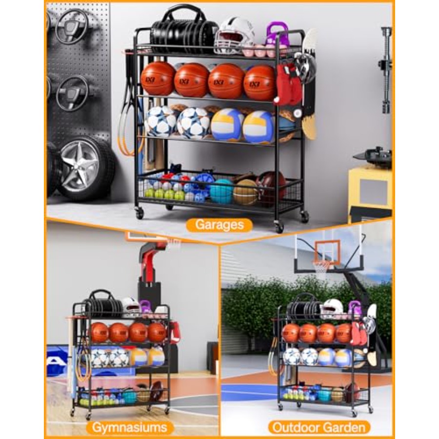 Garage Sports Equipment Organi - Sports Equipment Basketball avis et prix