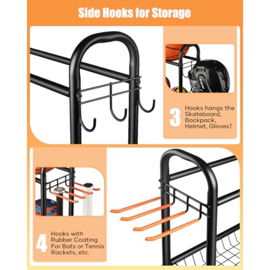 Basketball Rack Rolling Basket - Sports Equipment Basketball avis et prix