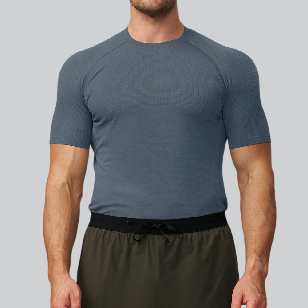 Men's Solid Color Sports T-shi - Sports Equipment For Running avis et prix