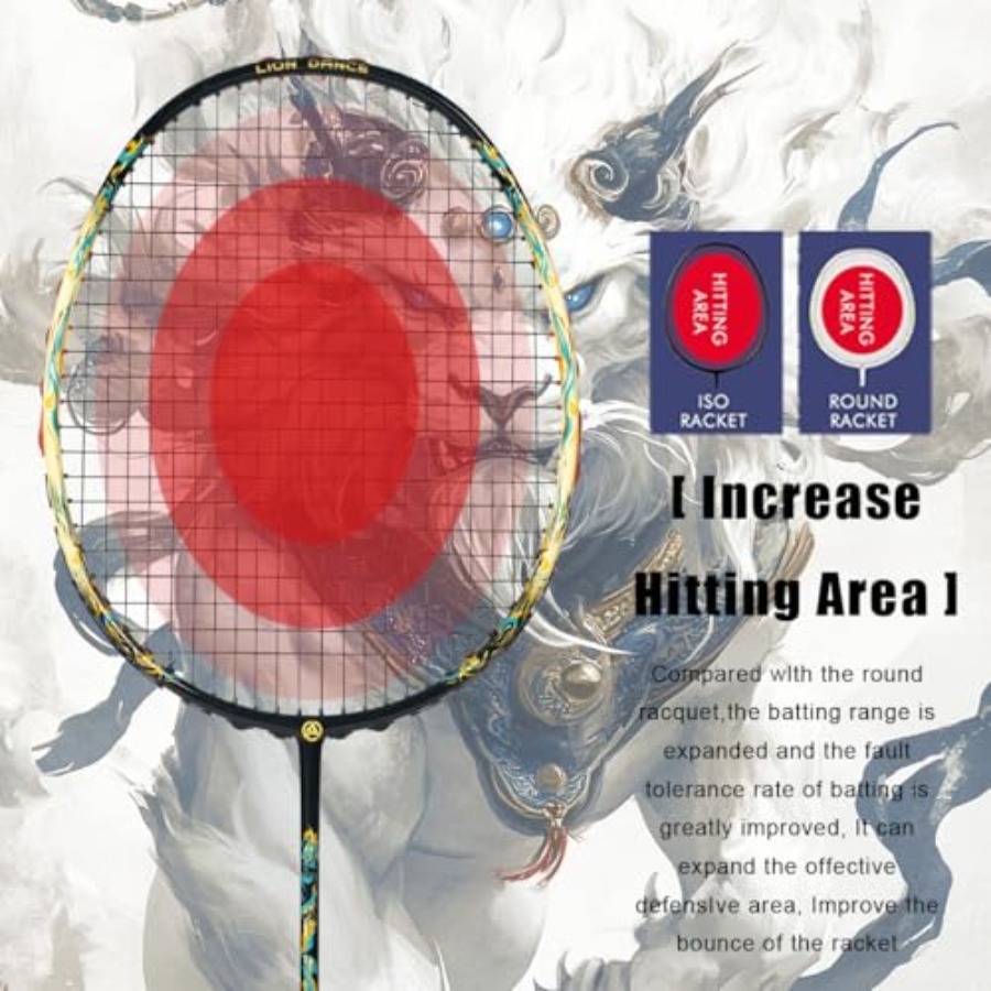 Lion Dance Chinese Style 6U G5 - Badminton Racket Carbon avis et prix