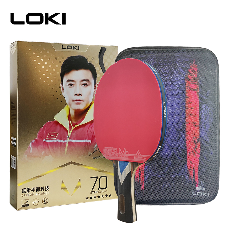 Loki 7 Star Table Tennis Racke - Badminton Racket Carbon avis et prix