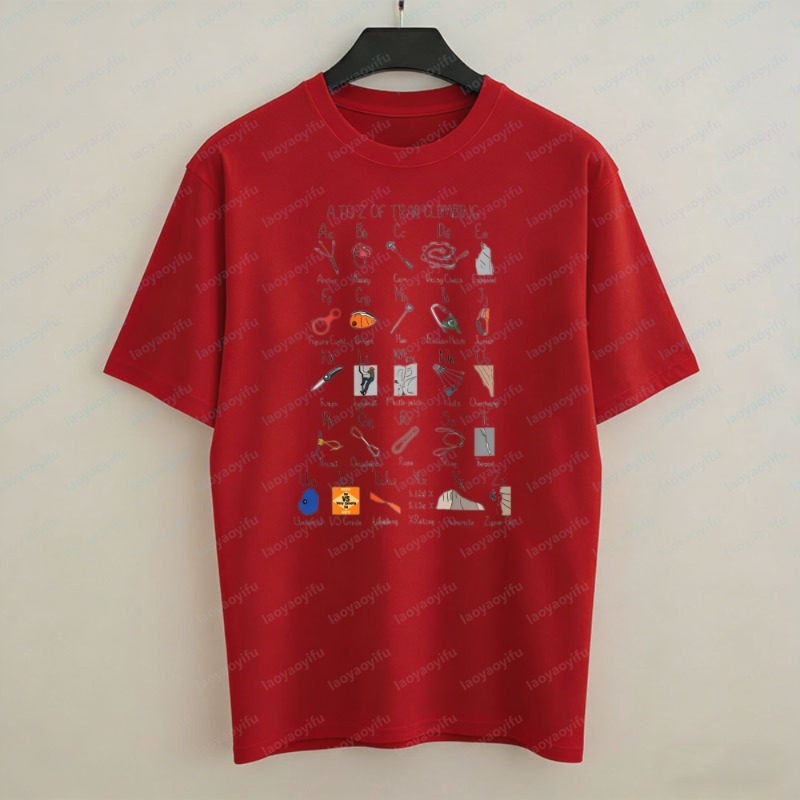 Climbing Gear Alphabet Men's T - Sports Equipment A To Z avis et prix