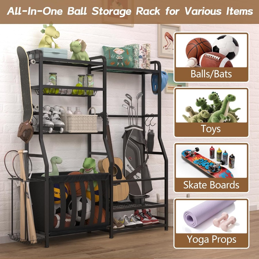 Garage Sports Equipment Organi - Sports Equipment Basketball avis et prix