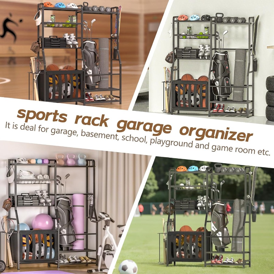 Garage Sports Equipment Organi - Sports Equipment Basketball avis et prix