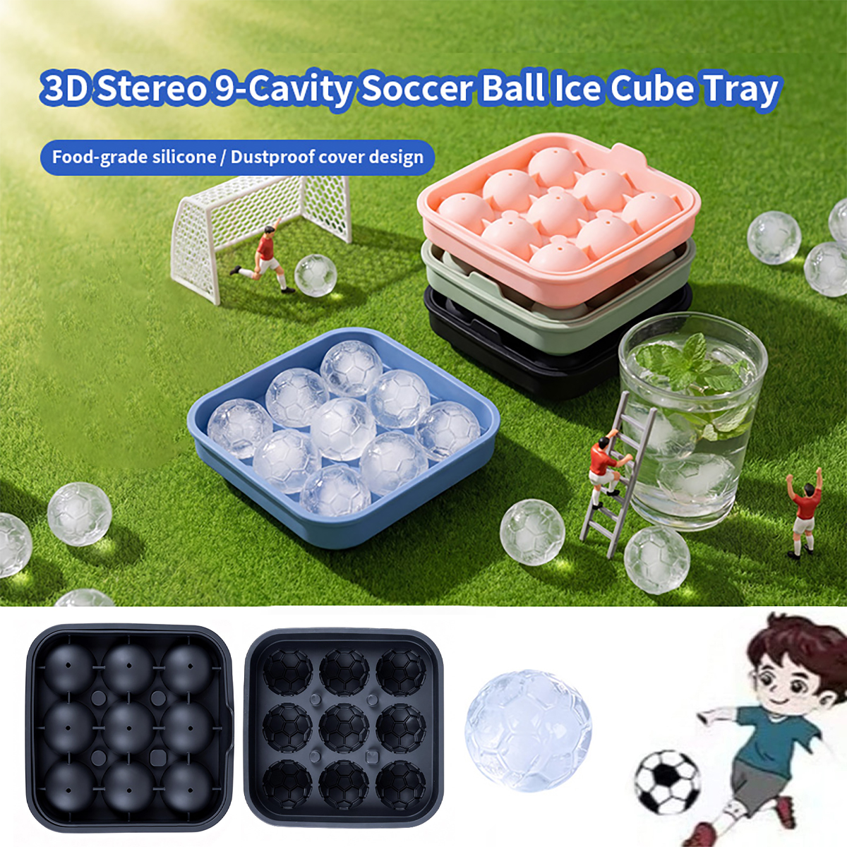1Pcs Football-Themed Silicone  - Bocce Ball Set avis et prix