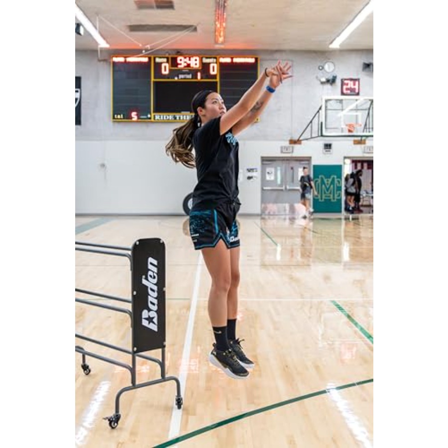 Steel Basketball Rack with Whe - Sports Equipment Basketball avis et prix