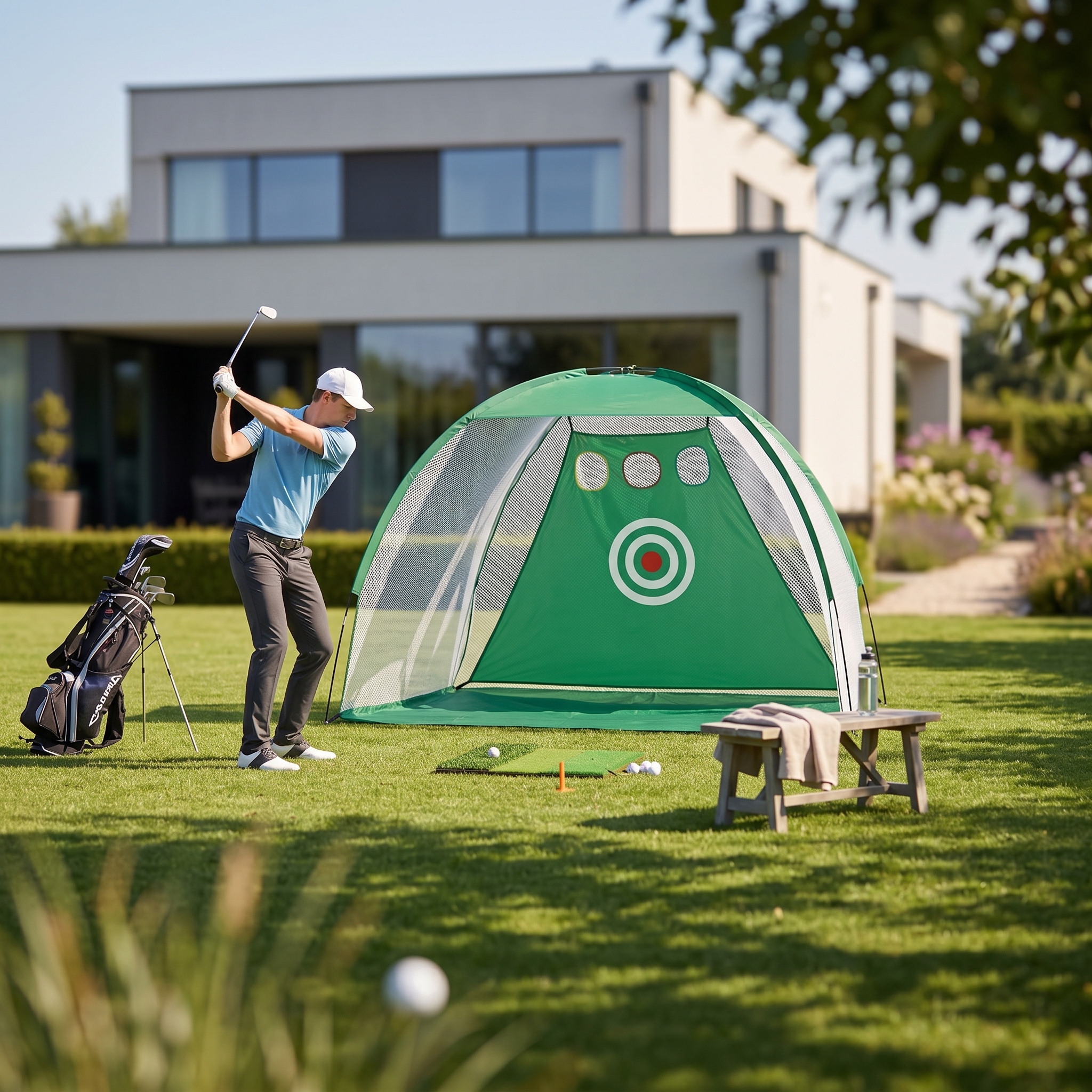 Golf Hitting Net Portable Golf - Sports Equipment Bag avis et prix