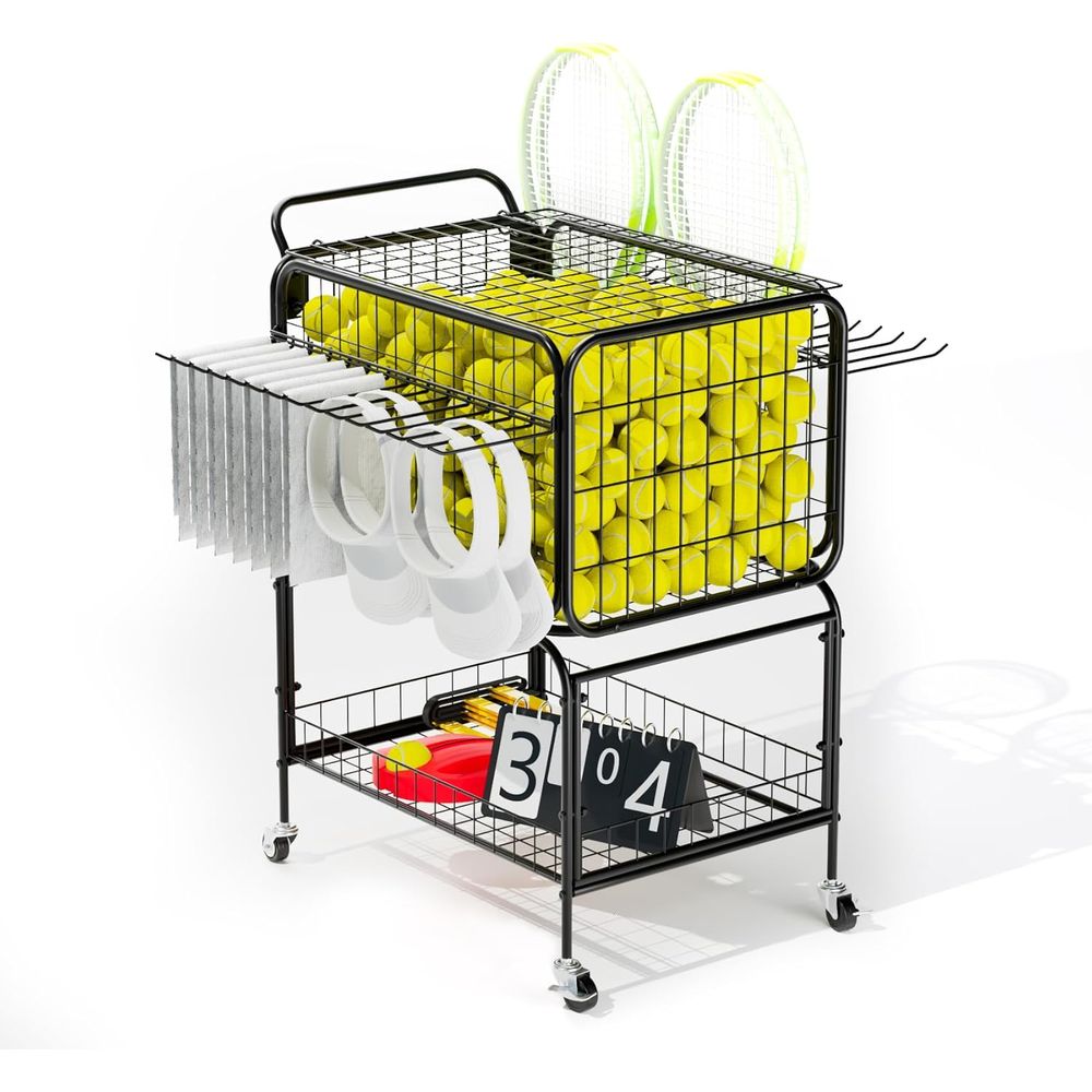Portable Tennis Ball Cart for  - Sports Equipment Basketball avis et prix