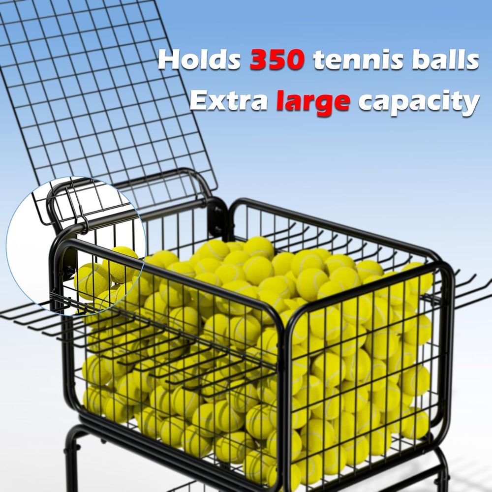 Portable Tennis Ball Cart for  - Sports Equipment Basketball avis et prix