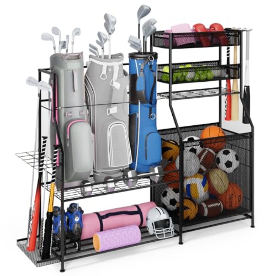 Garage Sports Equipment Organi - Sports Equipment Basketball avis et prix