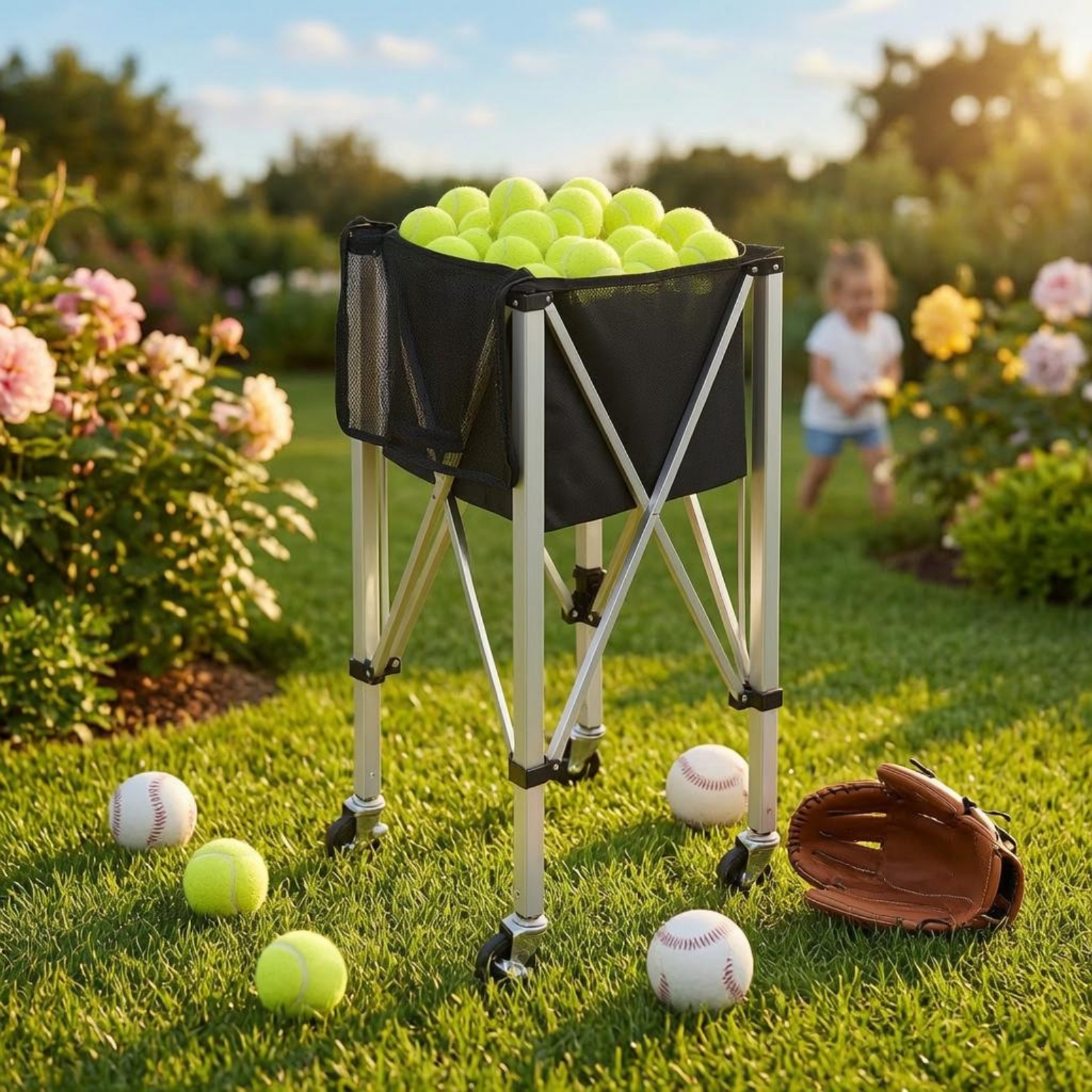 Foldable Ball Vehicle Aluminum - Sports Equipment Basketball avis et prix