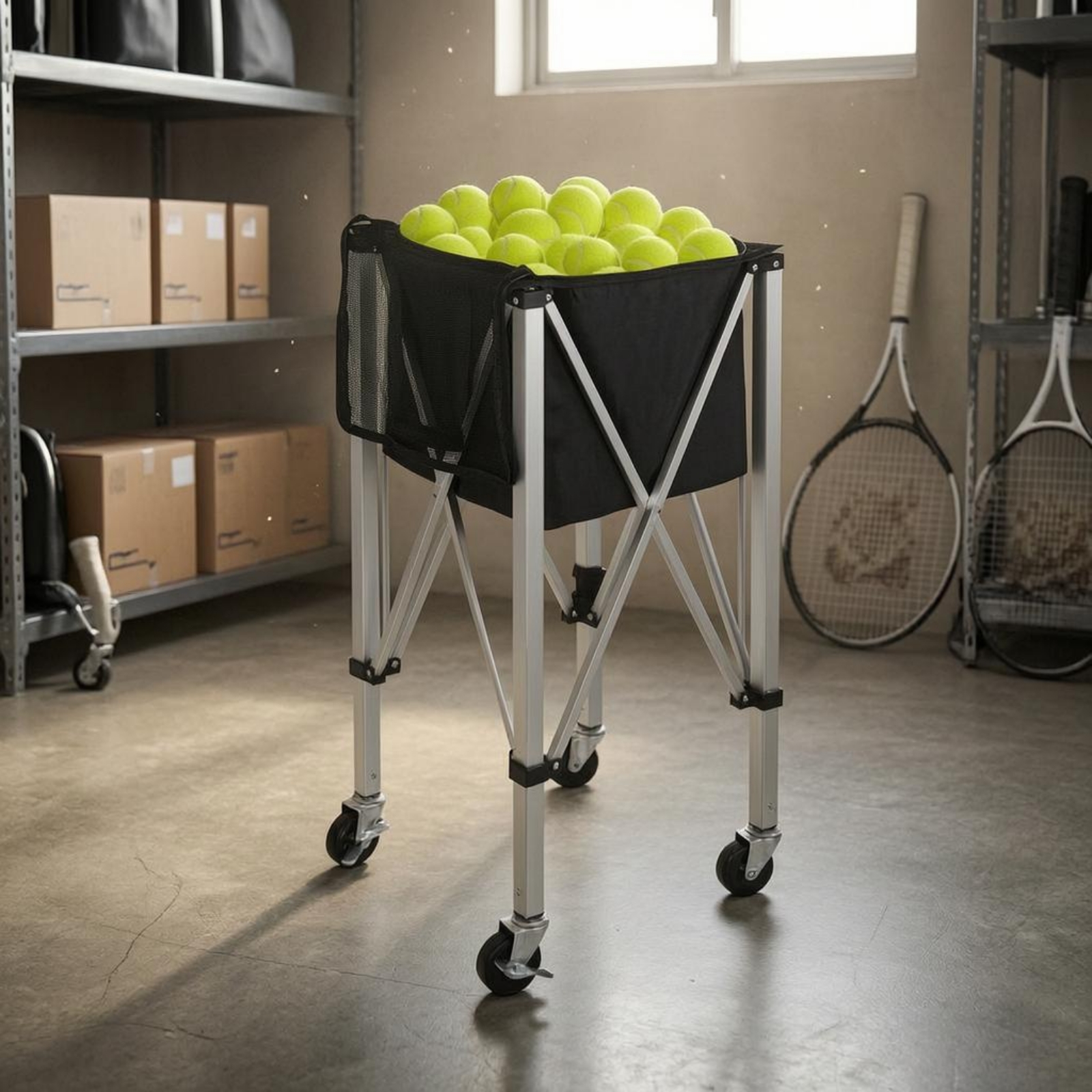 Foldable Ball Vehicle Aluminum - Sports Equipment Basketball avis et prix