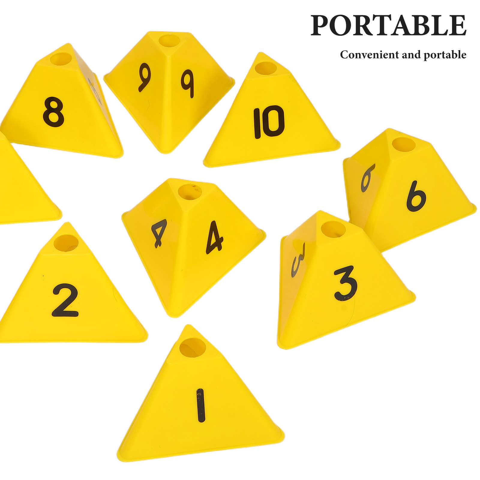 10Pcs Football Training Marker - Sports Equipment Basketball avis et prix