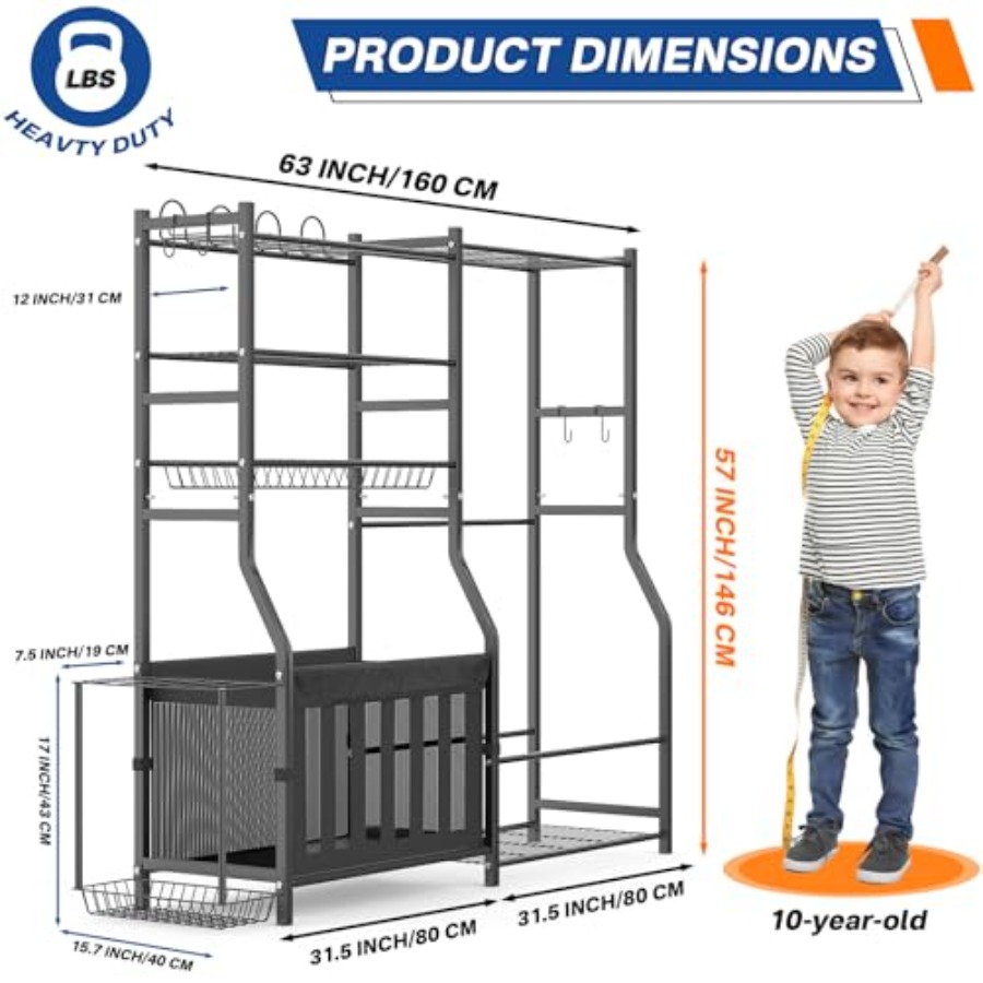Heavy Duty Garage Sports Equip - Sports Equipment Basketball avis et prix
